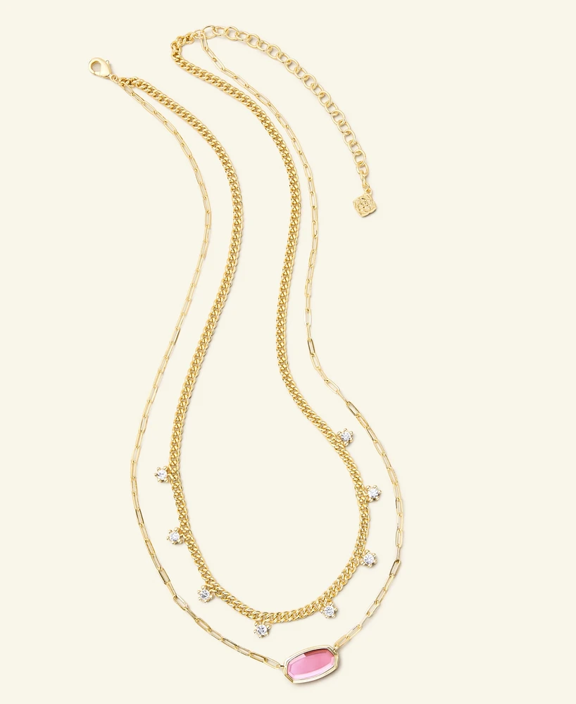 Macy's Flower Show Framed Elisa Multi Strand Necklace, Exclusively at Macy's