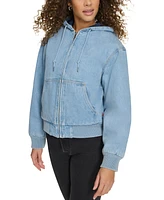 Levi's Women's Relaxed Workwear Hooded Bomber Jacket