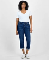 Style & Co Women's Mid-Rise Curvy Capri Jeans, Created for Macy's