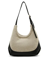 Madden Girl Fayew Woven Small Hobo Bag