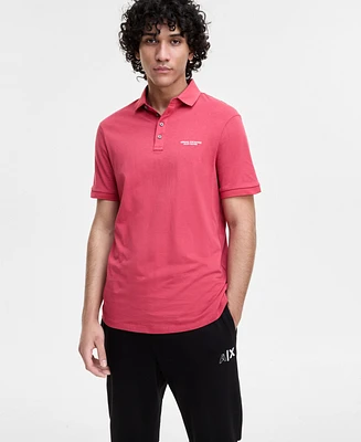 A|X Armani Exchange Men's Logo Polo Shirt