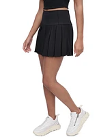 Dkny Sport Women's Court Pique-Knit Pleated Tennis Skort