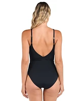 La Blanca Women's Island Goddess Scoop-Neck Swimsuit