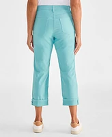 Style & Co Women's Mid-Rise Curvy Capri Jeans, Created for Macy's