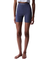 Calvin Klein Women's Ribbed Bike Shorts QS7216