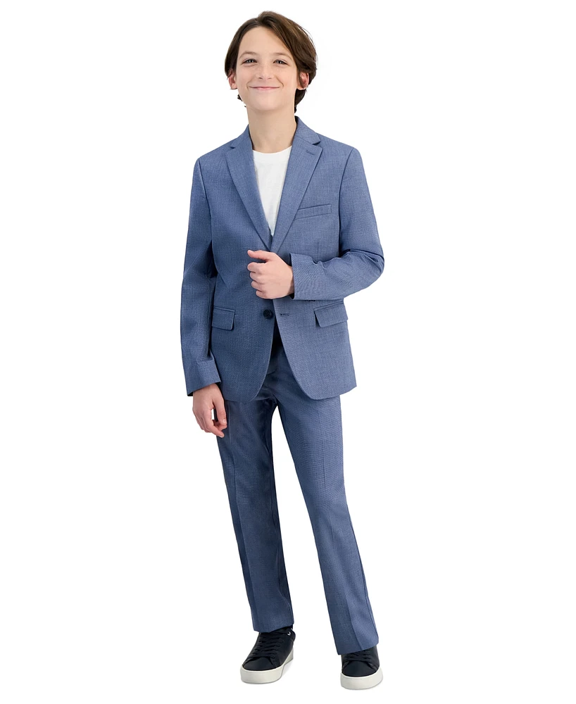 Kenneth Cole Reaction Big Boys Slim-Fit Stretch 2 Piece Suit
