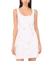 1.state Women's Embellished Scoop-Neck Mini Dress