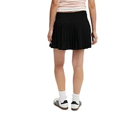 Cotton On Women's Luis Suiting Pleated Skirt