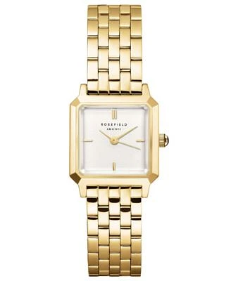 Rosefield Boxelle Womens Silver Tone Stainless Steel Bracelet Watch 19.5mm
