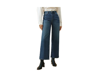 The Cityer Crop Wide Jeans