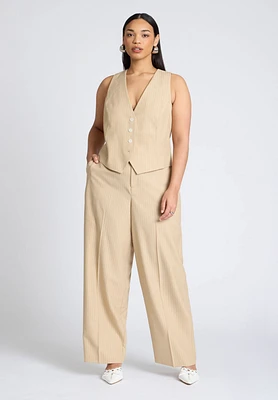 Eloquii Plus Pinstripe Trouser