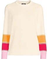 Lands' End Women's Drifter Crew Neck Jersey Pull Over Sweater