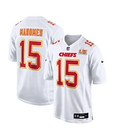 Nike Men's Patrick Mahomes White Kansas City Chiefs Super Bowl Lix Patch Fashion Game Jersey