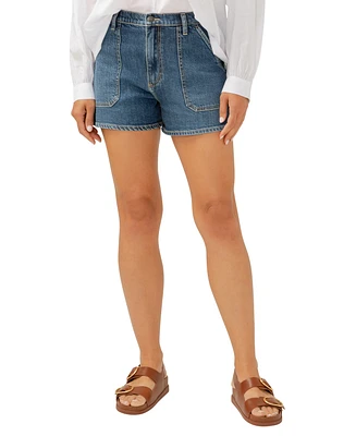 Silver Jeans Co. Women's High Rise Utility Shorts