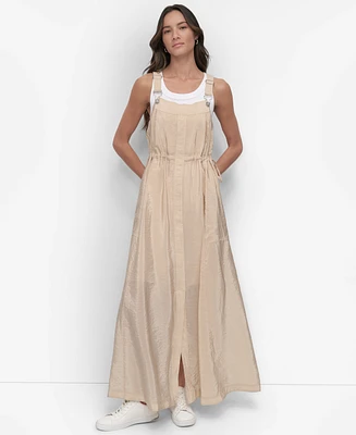 Dkny Women's Drawstring Overall Dress
