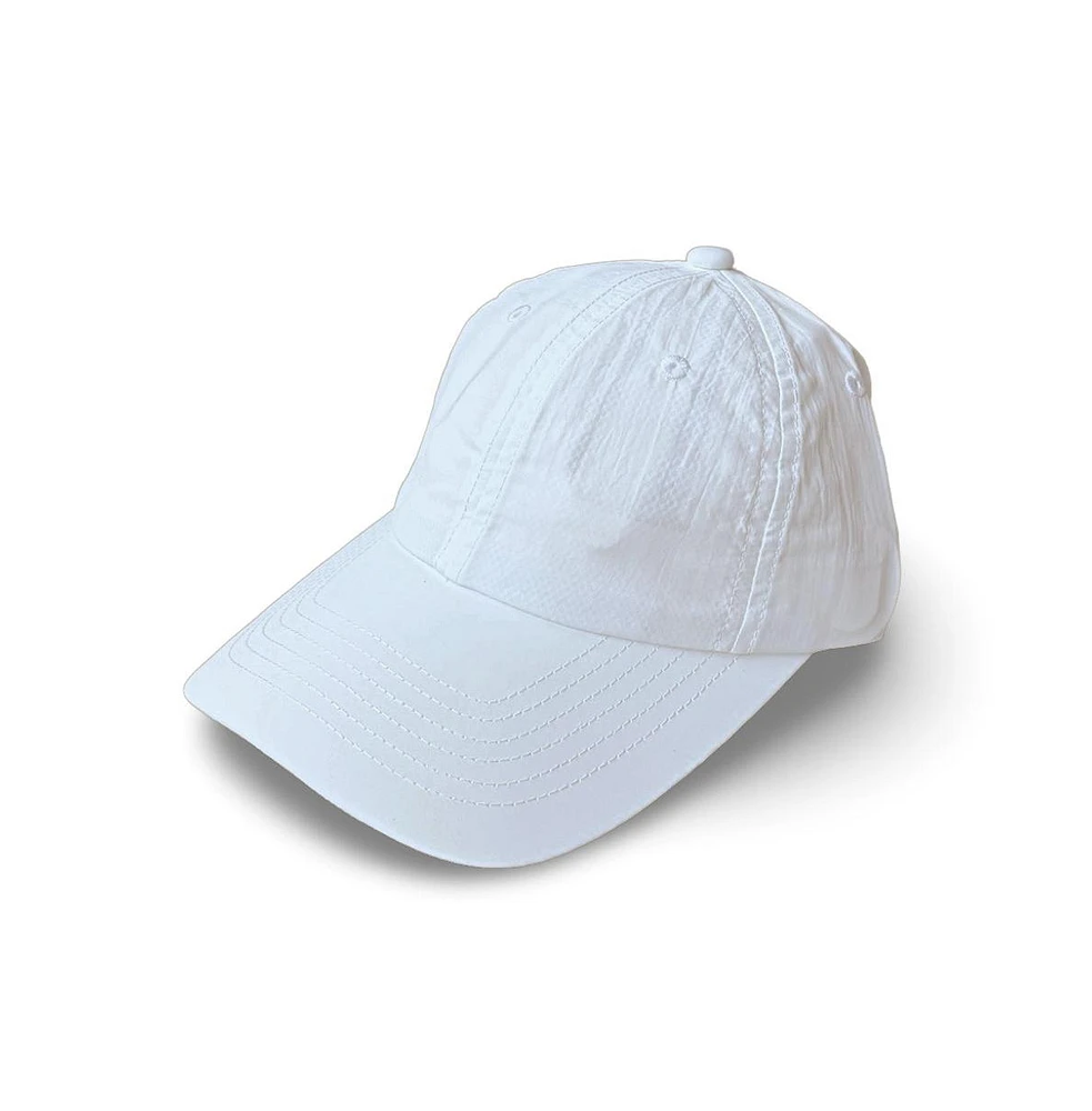Unisex Adjustable Running Hat - White