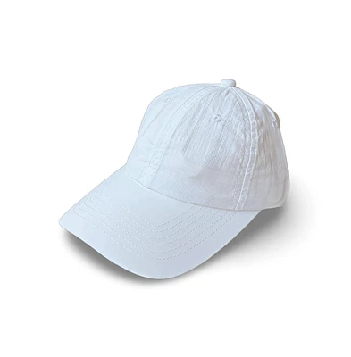 Unisex Adjustable Running Hat - White
