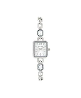 Jessica Carlyle Women's Shiny Silver Metal Alloy Analog Watch 16mm