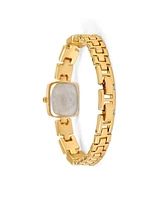 Jessica Carlyle Women's Shiny Gold Metal Alloy Analog Watch 18mm