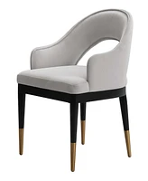 Manhattan Comfort 22.4" Carrington Modern Velvet Dining Armchair