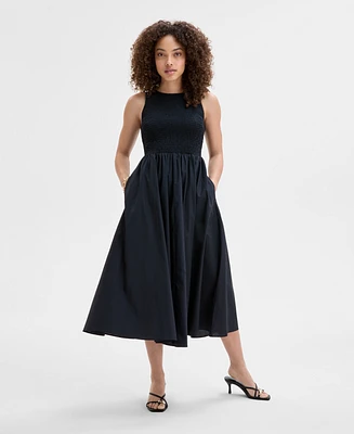 I.n.c. International Concepts Petite Cotton Sleeveless Maxi Dress, Exclusively at Macy's