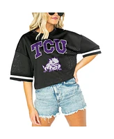 Gameday Couture Women's Black Tcu Horned Frogs Game Face Fashion Jersey