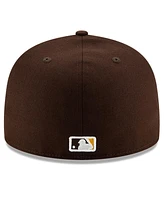 New Era Men's Brown San Diego Padres National Baseball Hall of Fame 59FIFTY Fitted Hat