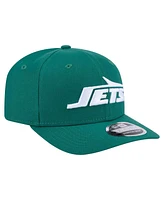 New Era Men's Green New York Jets 9SEVENTY Stretch-Snap Hat