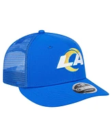 New Era Men's Royal Los Angeles Rams Low Profile 9FIFTY Snapback Hat