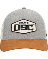 '47 Brand Men's Heather Gray Usc Trojans Drover Trucker Adjustable Hat