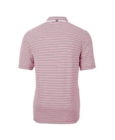 Cutter Buck Men's Garnet South Carolina Gamecocks Vault DryTec Virtue Eco Pique Stripe Polo