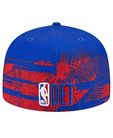 New Era Men's Blue Detroit Pistons Tip-Off 59FIFTY Fitted Hat