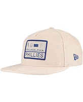 New Era Men's Khaki Philadelphia Phillies Summer Essential Golfer Snapback Hat