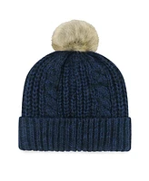 '47 Brand Women's Navy Houston Texans Meeko Cuffed Knit Hat with Pom