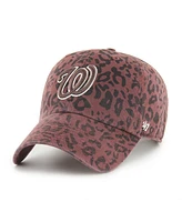 '47 Brand Women's Brown Washington Nationals Tawny Clean Up Adjustable Hat