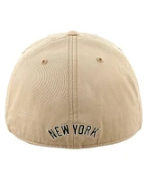 '47 Brand Men's Khaki New York Yankees Dusted Franchise Fitted Hat