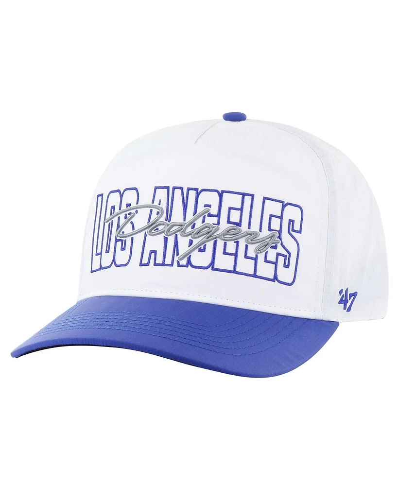 '47 Brand Men's White Los Angeles Dodgers Lineman Hitch Adjustable Hat