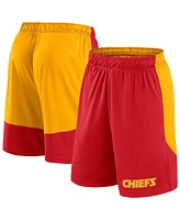 Fanatics Men's Red/Gold Kansas City Chiefs Big Tall Launch Shorts