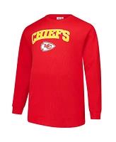 Fanatics Men's Red Kansas City Chiefs Big Tall Thermal Long Sleeve T-Shirt