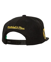 Mitchell & Ness Men's Black Michigan Wolverines Triple Play Snapback Hat