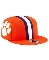 New Era Men's Orange Clemson Tigers Helmet 9FIFTY Snapback Hat