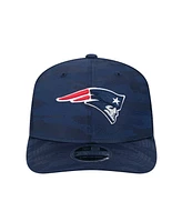 New Era Men's Navy New England Patriots Adventure Camo Trucker 9SEVENTY Stretch-Snap Adjustable Hat