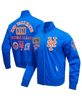 Pro Standard Men's Royal New York Mets Area Code Twill Full-Zip Jacket