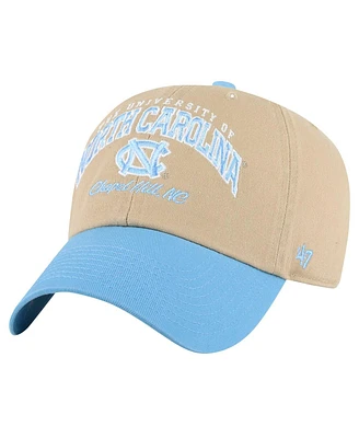 '47 Brand Men's Khaki North Carolina Tar Heels Local Clean Up Adjustable Hat