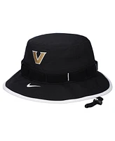 Nike Men's Black Vanderbilt Commodores 2024 Sideline Apex Performance Boonie Bucket Hat