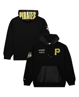 Mitchell & Ness Men's Black Pittsburgh Pirates Team Og 2.0 Current Logo Fleece Pullover Hoodie