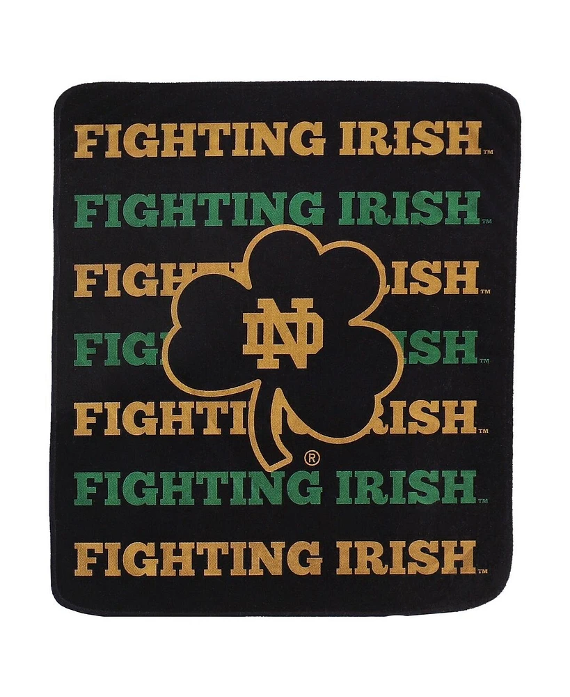 Pegasus Home Fashions Notre Dame Fighting Irish 60'' x 70'' Logo Wordmark Plush Blanket