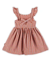 Garb Girls Toddler Texas Orange Longhorns Constance Gingham Dress