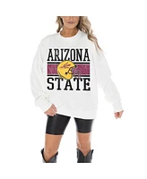 Gameday Couture Women's White Arizona State Sun Devils Fair Catch Pullover Sweatshirt