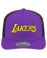 New Era Men's Purple Los Angeles Lakers Statement Edition Jersey Hook 9SEVENTY Stretch-Snap Hat